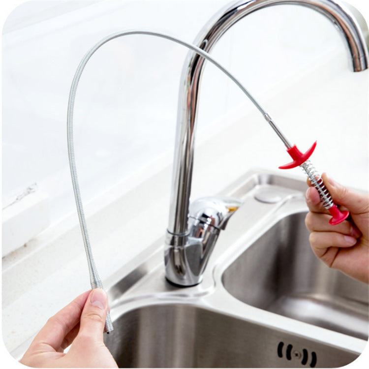 60CM Sewer Dredger Spring Pipe Dredging Tool Household Hair Cleaner