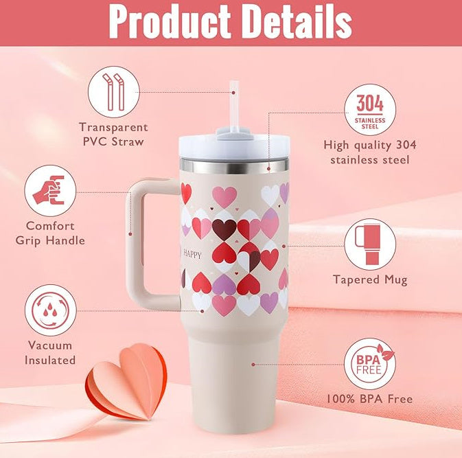 Tumbler With Handumbler With Lid Tapered Mug Gifts