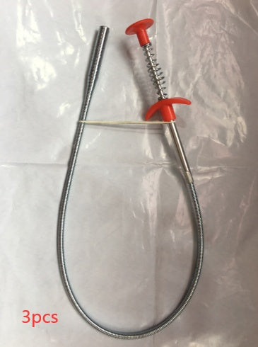 60CM Sewer Dredger Spring Pipe Dredging Tool Household Hair Cleaner