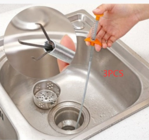 60CM Sewer Dredger Spring Pipe Dredging Tool Household Hair Cleaner